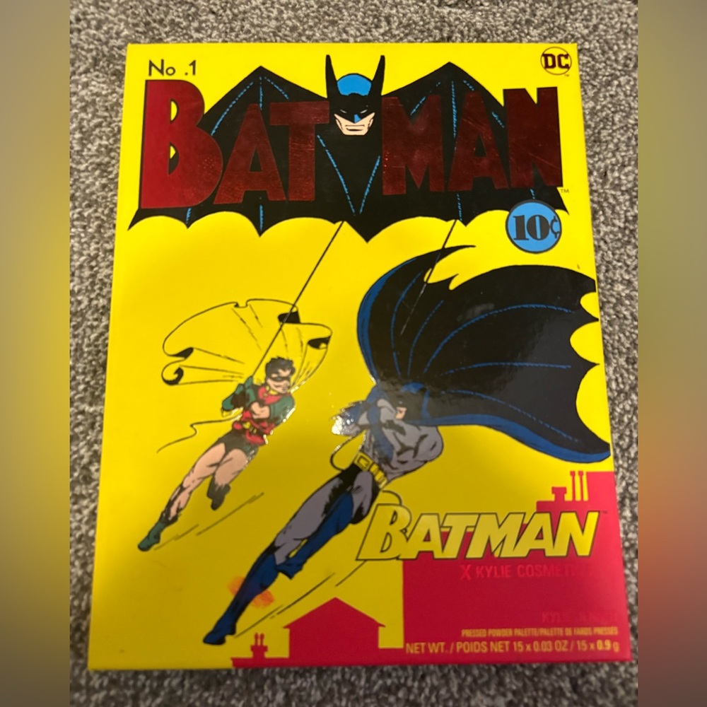 Kylie Cosmetics Batman Yellow Makeup Collection